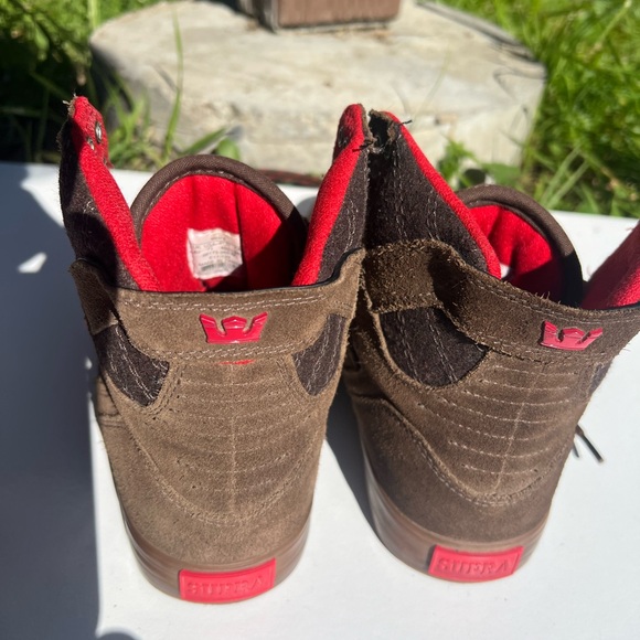 SUPRA Brown High-Top Sneakers - Picture 2 of 7